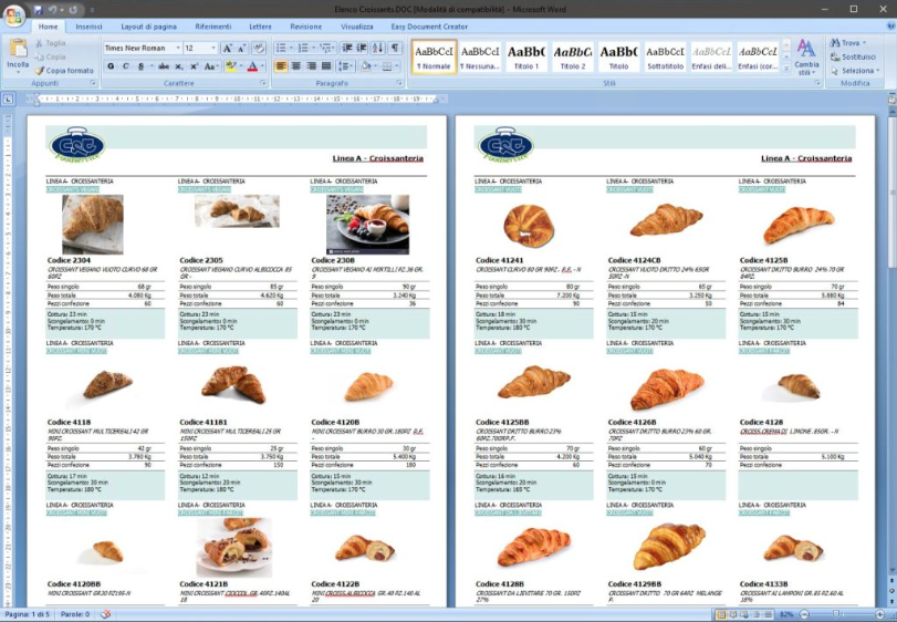 catalogo word